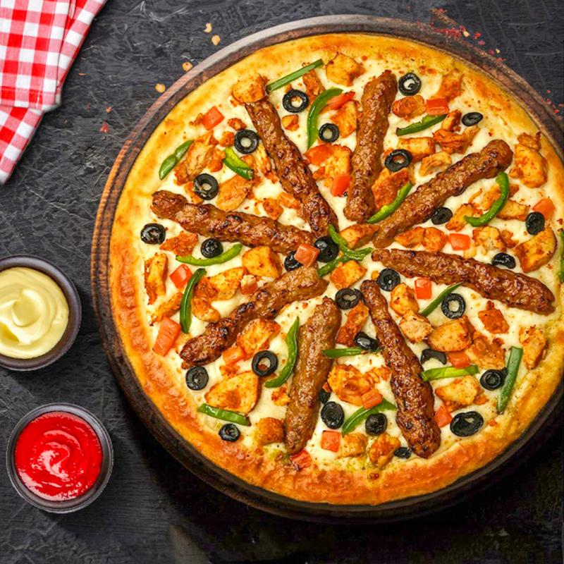 Behari_kabab_pizza